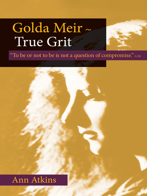 Cover image for Golda Meir